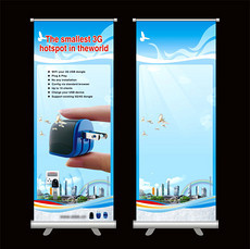 电子产品易拉宝设计指南 模板、素材与代理服务全解析