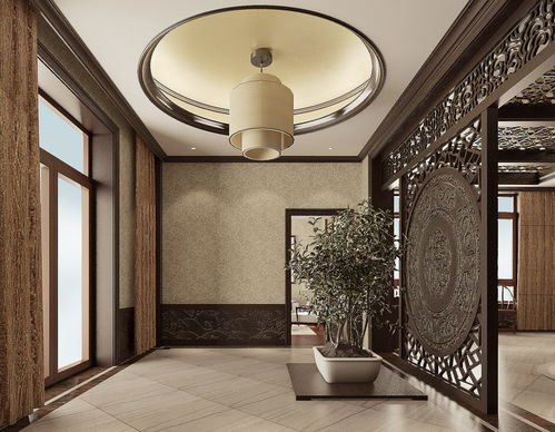 中式现代别墅装修案例赏析 骊山国际400平豪宅实景图呈现